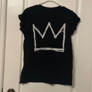 Basquiat crown shirt small